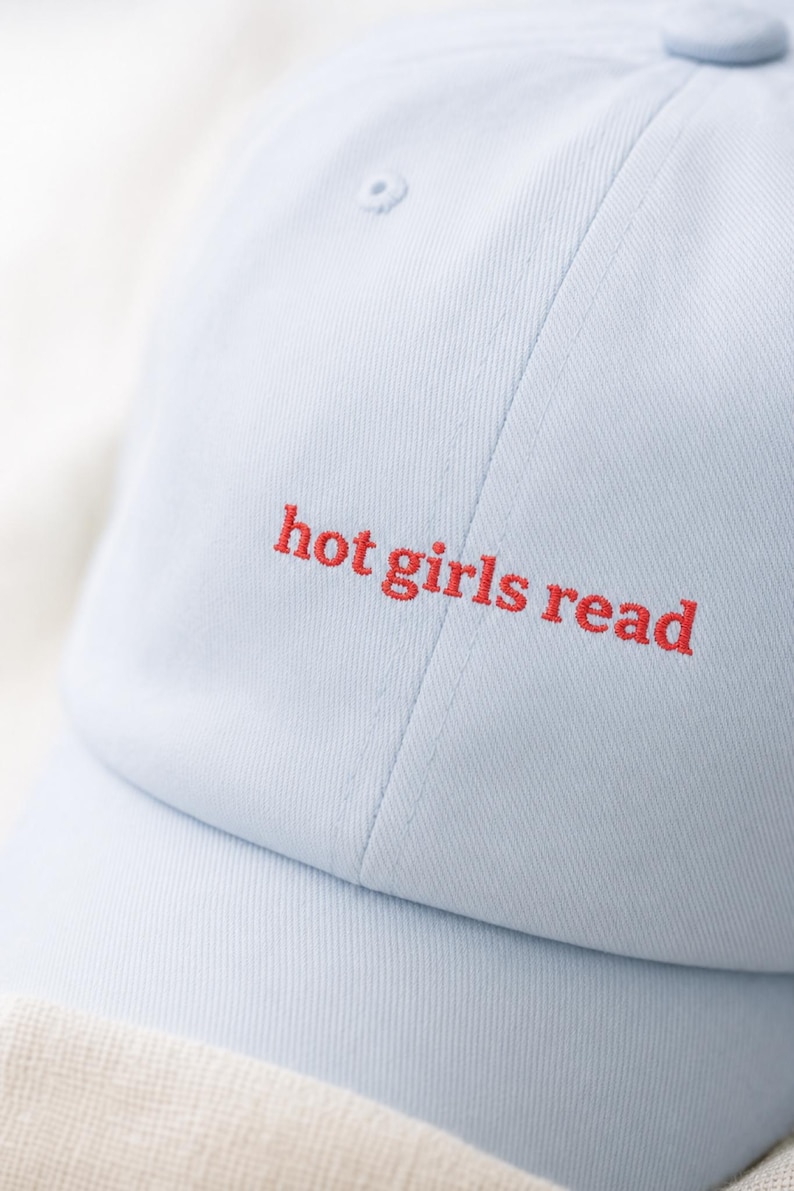 Hot Girls Read Embroidered Hat Smut Reader Cap Dark Romance BookTok Gift