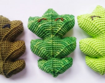Oakling Crochet Pattern - Oak Leaf - Oak - Tree Sprite - Crochet Toy Pattern - Amigurumi