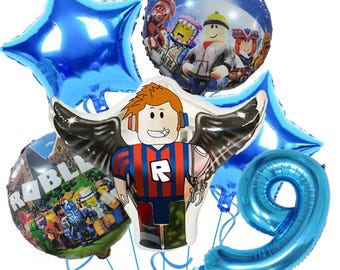 Palloncini in lamina ROblox per bambini - 6 palloncini in lamina a tema videogioco per feste di compleanno