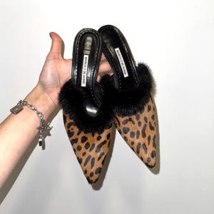 Sandales à Talons Hauts Manolo Blahnik Krusostrel Serpent Noir Cristaux - Taille 41.5