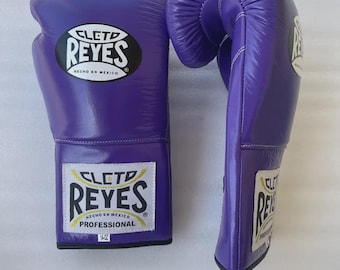 Cleto Reyes Purple Boxing Gloves Professional Leather Fight Gloves Rare Color Training Gear