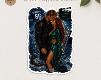 Off-Campus Sticker Allie & Dean Stickers, Off- Campus series, Book series, Hockey Roman.