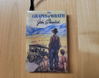 Book ornament inspired by Grapes of wrath