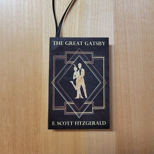Book ornament inspired by The Great gatsby