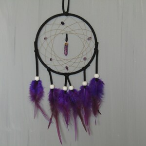 Energy healing wall hanging with Amethyst crystal