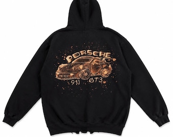 Kundenspezifischer handgemachter Bleich Hoodie
