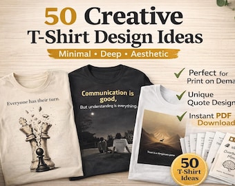 50 Minimal Quote T-Shirt Design Ideas PDF Download