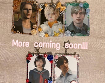 Silent Hill Protags Toploader Keychains! MORE CHARACTERS coming soon! Harry Mason, Chery Mason, James Sunderland, Hinako Shimizu, and Henry