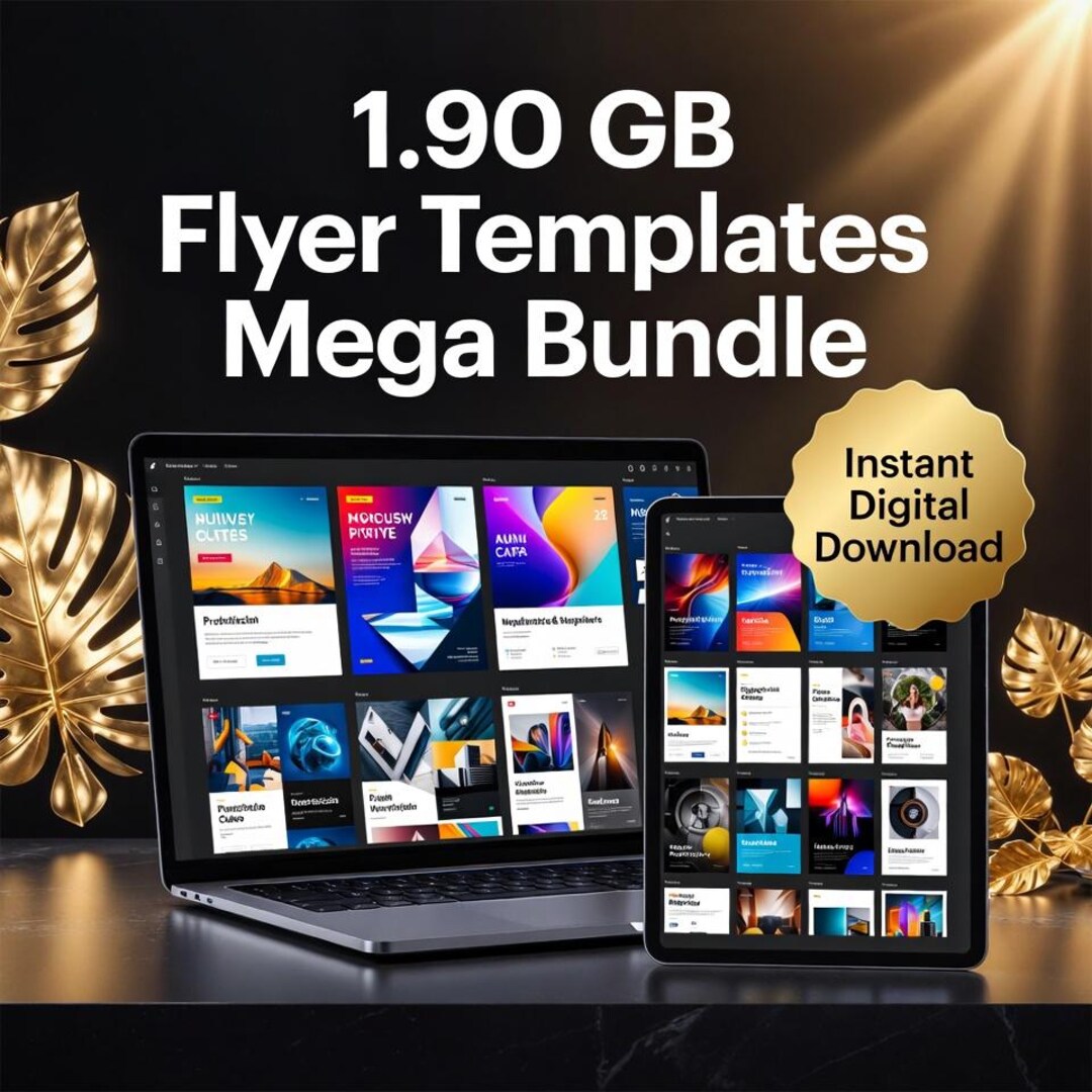Flyer Templates Mega Bundle, Editable Business Flyer, Printable ...