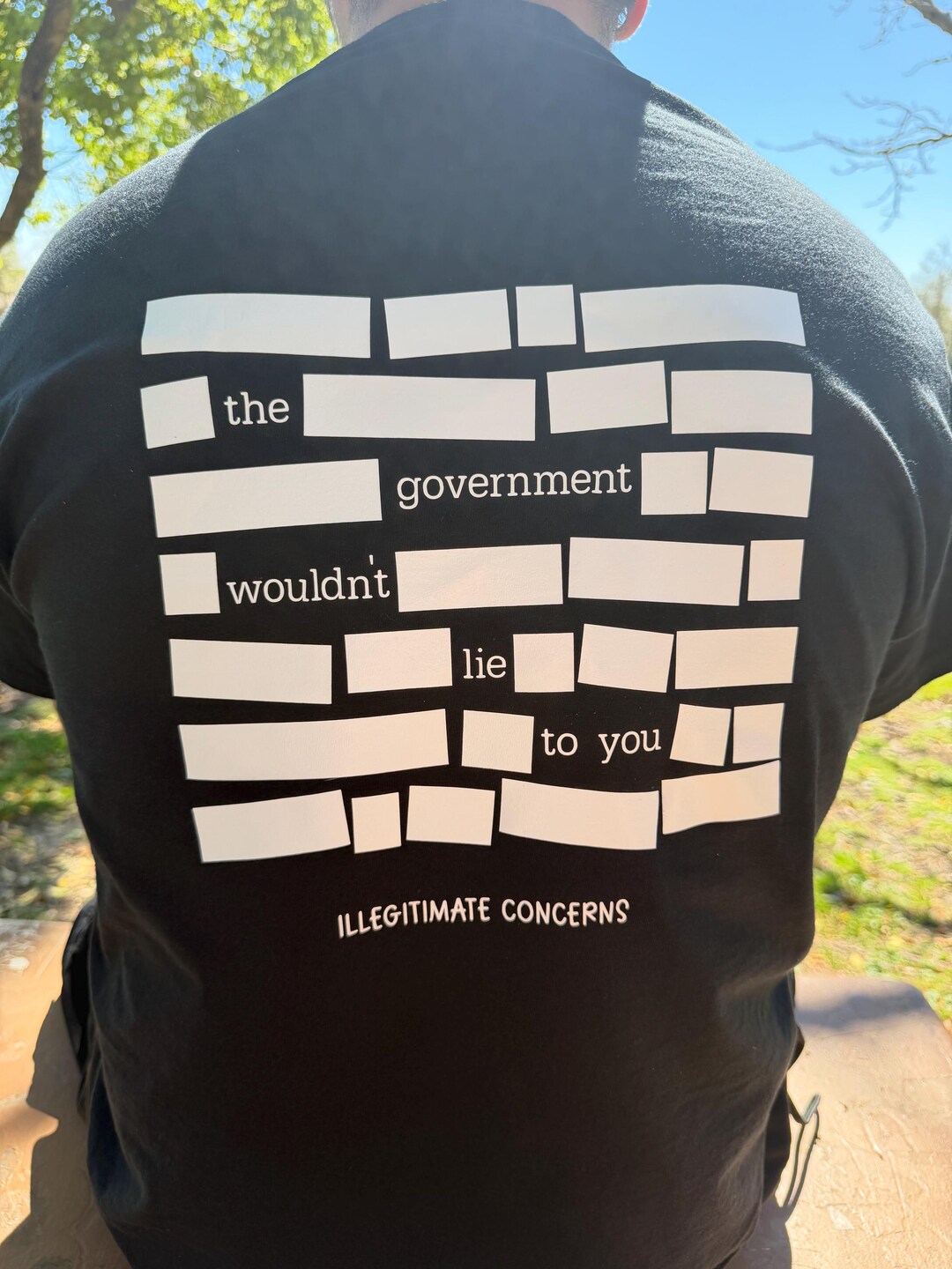 Redacted Government Shirt, Funny Conspiracy Theory Tee, the Government ...