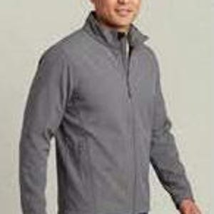 Bitcoin/CypherHornet | Custom, Port Authority, Discrete Embroidered Jacket | Soft Shell Zip-Up