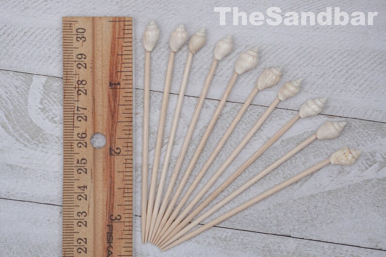 Seashell Toothpicks Hors D'oeuvres Picks Charcuterie Etsy