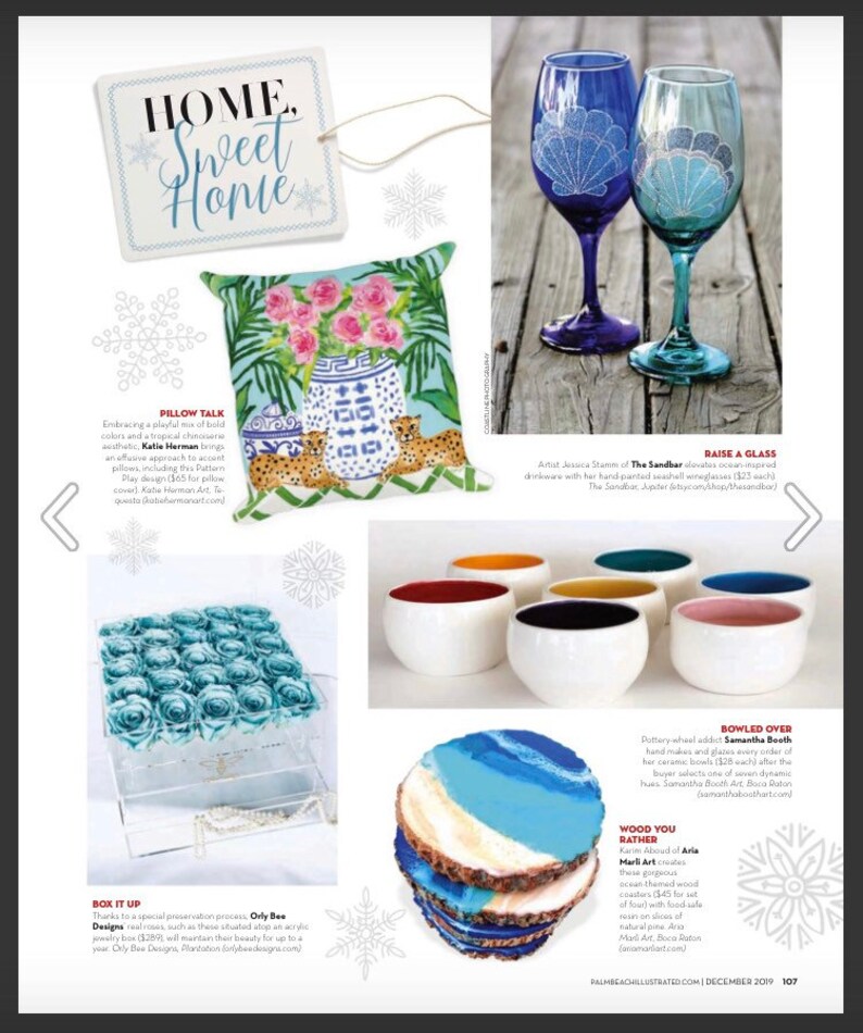 Pineapple Shot Glasses Handpainted Barware Housewarming Gift Etsy