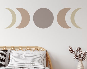 Half Circle Boho Wall Decal - Half Circle Wall Decal Sticker - Peel and Stick Decals - SD238