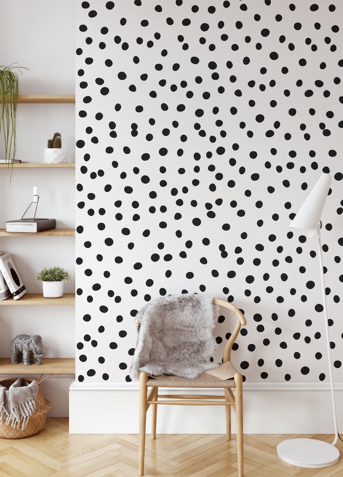 Polka Dot Wall Decals Irregular Dot Wall Stickers Nursery Etsy