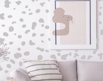 Wall Decal - Dalmatian Spots Circle Dots - Wall Stickers - Peel and Stick Decals - SD205