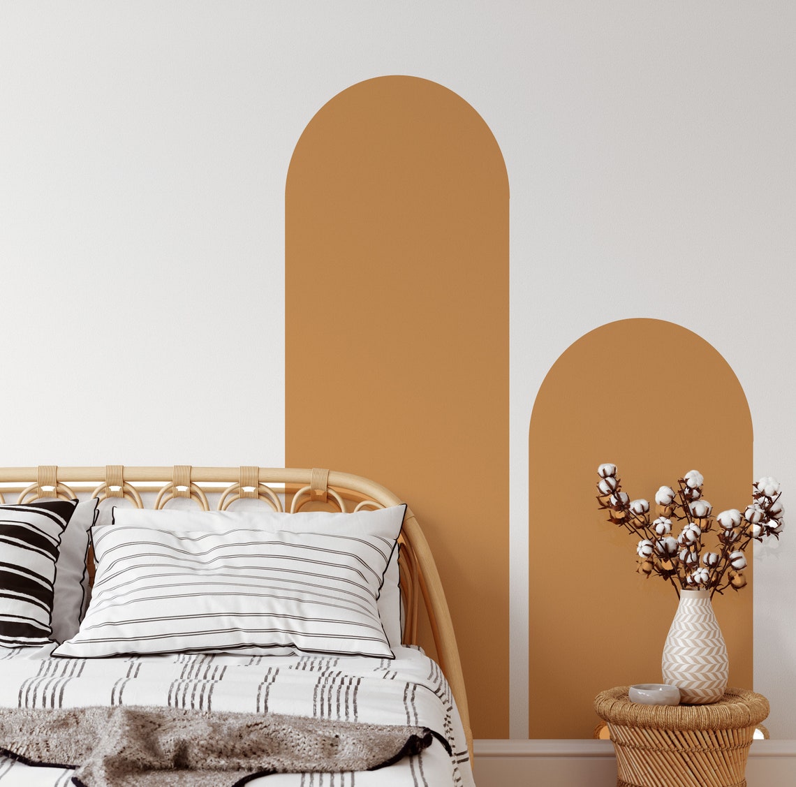 Arch Wall Decal Boho Double Arch Wall Decal Sticker Peel Etsy