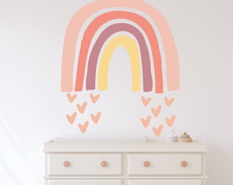 Rainbow Wall Decal - Rainbow Wall Sticker - Peel and Stick Decals - SD232