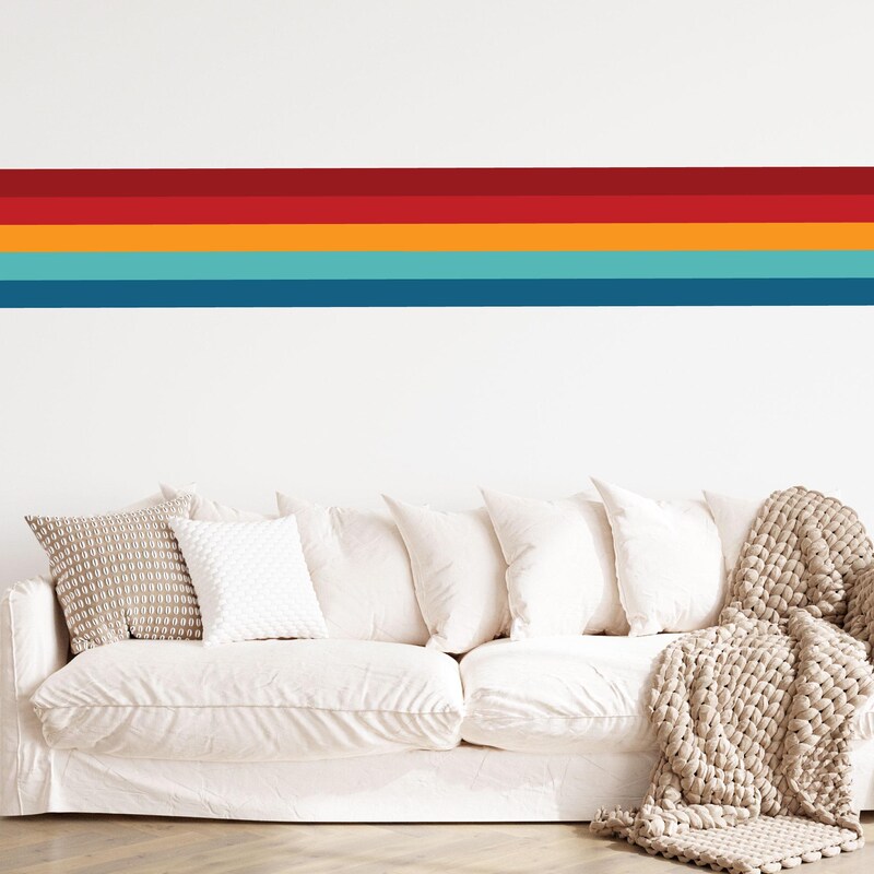 Retro Wall Decal - Etsy