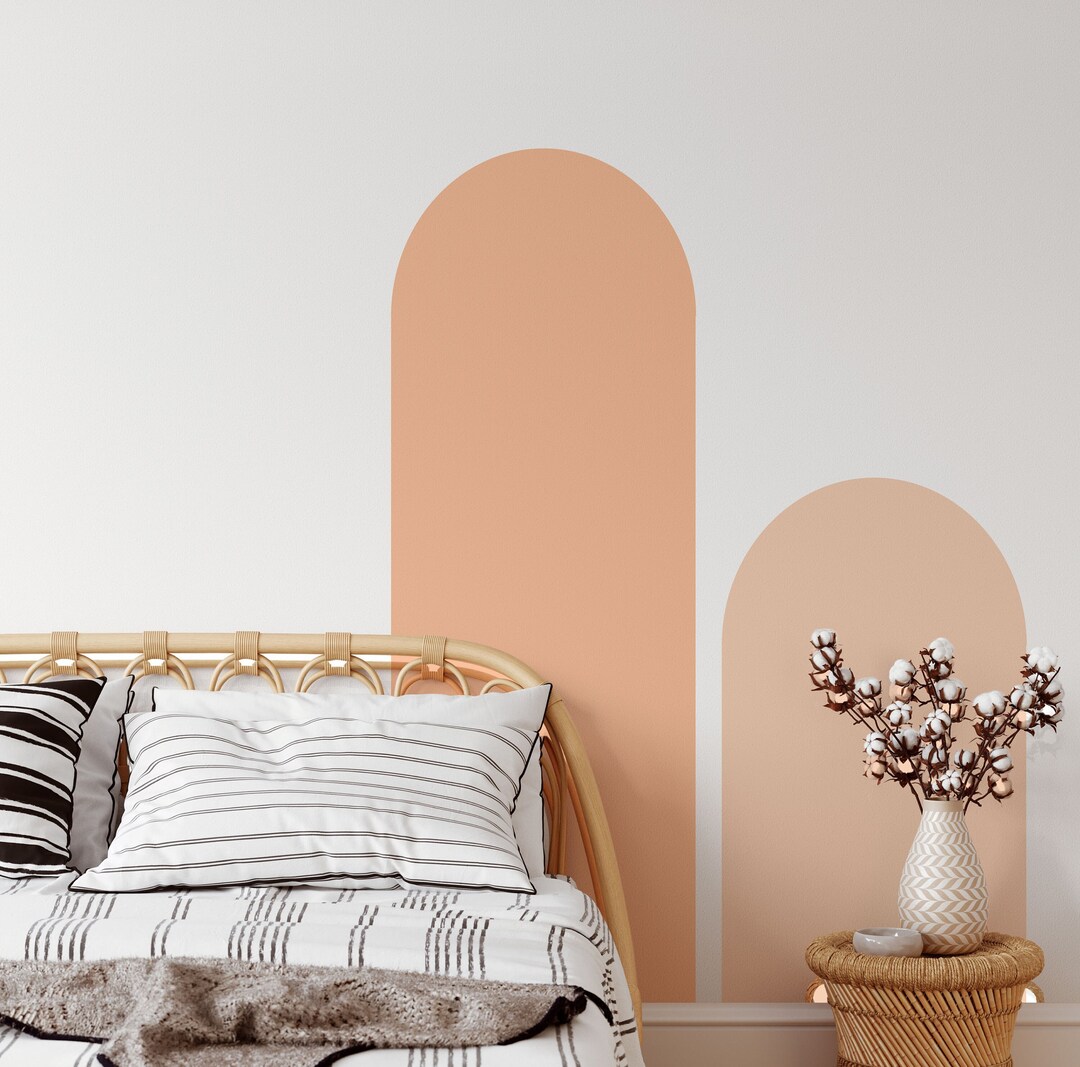 Arch Wall Decal - Boho Double Arch Wall Decal Sticker - Peel and Stick ...
