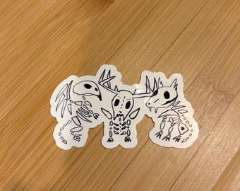 Bone creatures - Katabasis sticker