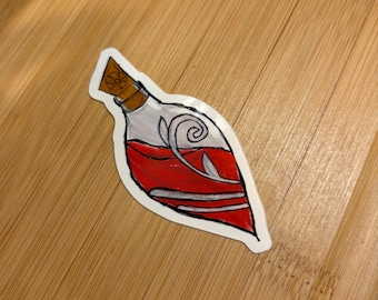 Empire of the Vampire - vial of blood sticker