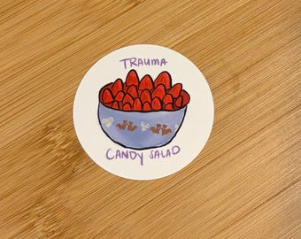 Trauma Candy Salad gumdrops - Sunrise on the Reaping sticker
