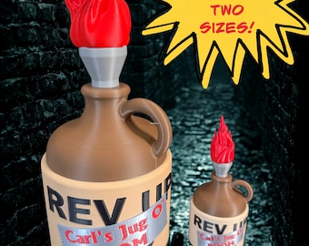 Dungeon Crawler Carl Jug O' Boom Replica | 2 sizes | 3D Printed LitRPG Prop with Hidden Storage