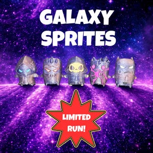 Galaxy Sprite Figure | Zero Point | Battle Royale | Fort Build Gamer Gift | Grim | Seven | Boss | Bat