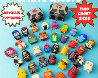 Sprite Chest |Fort Sprite Building Figures | Squishy | Battle Royale | Zero Point | Grim | Llama | Banana | John | Season | Mouse | Hedgehog