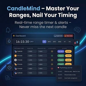CandleMind – Real‑Time Range Alerts & Candle Timer for High‑Precision Trading