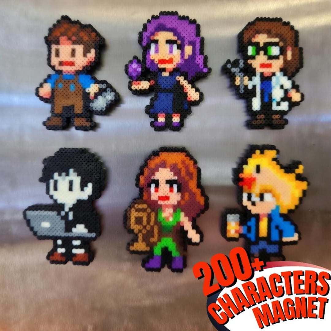 200 Characters Example Stardew Valley 200+ Characters Fridge Magnets Set, Pelican Town Magnet ...