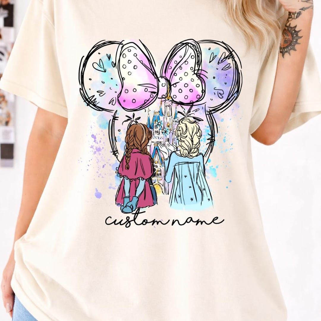 Personalized Disney Princess Shirt, Disney Princess Bestie Best Friends ...
