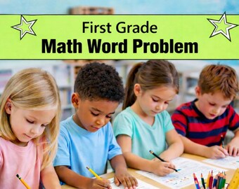 1st Grade Math Word Problems Worksheet Bundle | Printable PDF | Addition & Subtraction Practice | 130 Pages