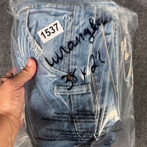 Wrangler 13MWZ Cowboy Cut Mens Blue Denim Jeans 38x29 Original Fit Western 13MWZ image 9