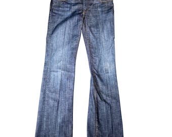 AG Adriano Goldschmied The Angel Bootcut Jeans Wmn 29R Made in USA Y2K Low Rise
