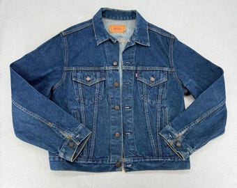 Giacca di jeans vintage anni '80 Levi's Type 3 Trucker da uomo, taglia 44, Made in USA 70506-0216