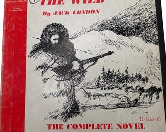 Vintage Call of the Wild Jack London Talking Book 16 2/3 RPM Vinyl Jeff Chandler