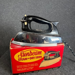 Vintage Steam Irons - Etsy