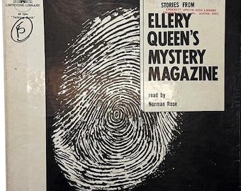 Luisterbibliotheek Ellery Queens Mystery Magazine 16-toeren vinylplaat Norman Rose