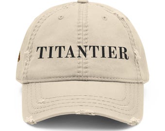 Distressed Cotton Twill Baseball Hat, Unstructured Low-Profile Cap