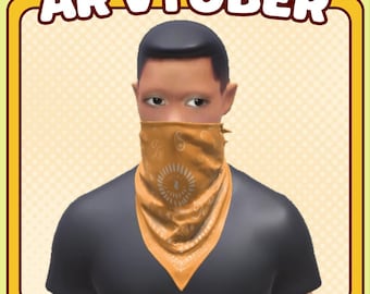 Exclusivo de SnapLens ARVtuber 3D / Seguimiento de ojos y boca en tiempo real / AR Vtuber / Nómada callejero