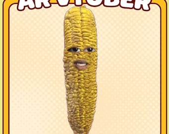 Avatar exclusivo de Corn Stream / ARVTuber 3D / Compatible con SnapLens Streamfog / AR Vtuber
