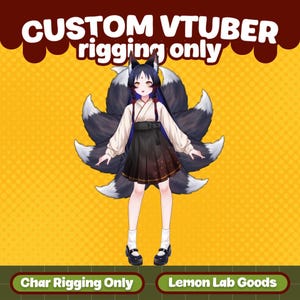 Anpassad VTuber-modellriggningstjänst – PSD till Live2D-animering