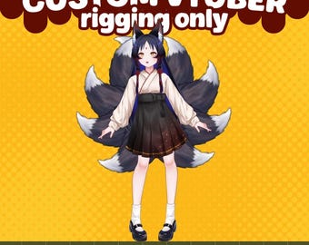 Servicio de rigging de modelos VTuber personalizados: de PSD a animación Live2D.