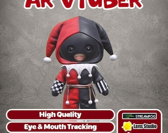 VTuber Ghotic AR listo para SnapLens – Avatar 3D Muñeca Diamante con sincronización labial - Streamfog ARVtuber