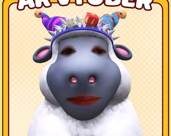 Exclusivo Domba ARVTuber 3D / Listo para transmisión / Seguimiento facial SnapLens / Streamfog