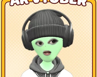 Personaje alienígena premium AR VTuber 3D / Seguimiento en vivo para streamers / ARVtuber / Streamfog