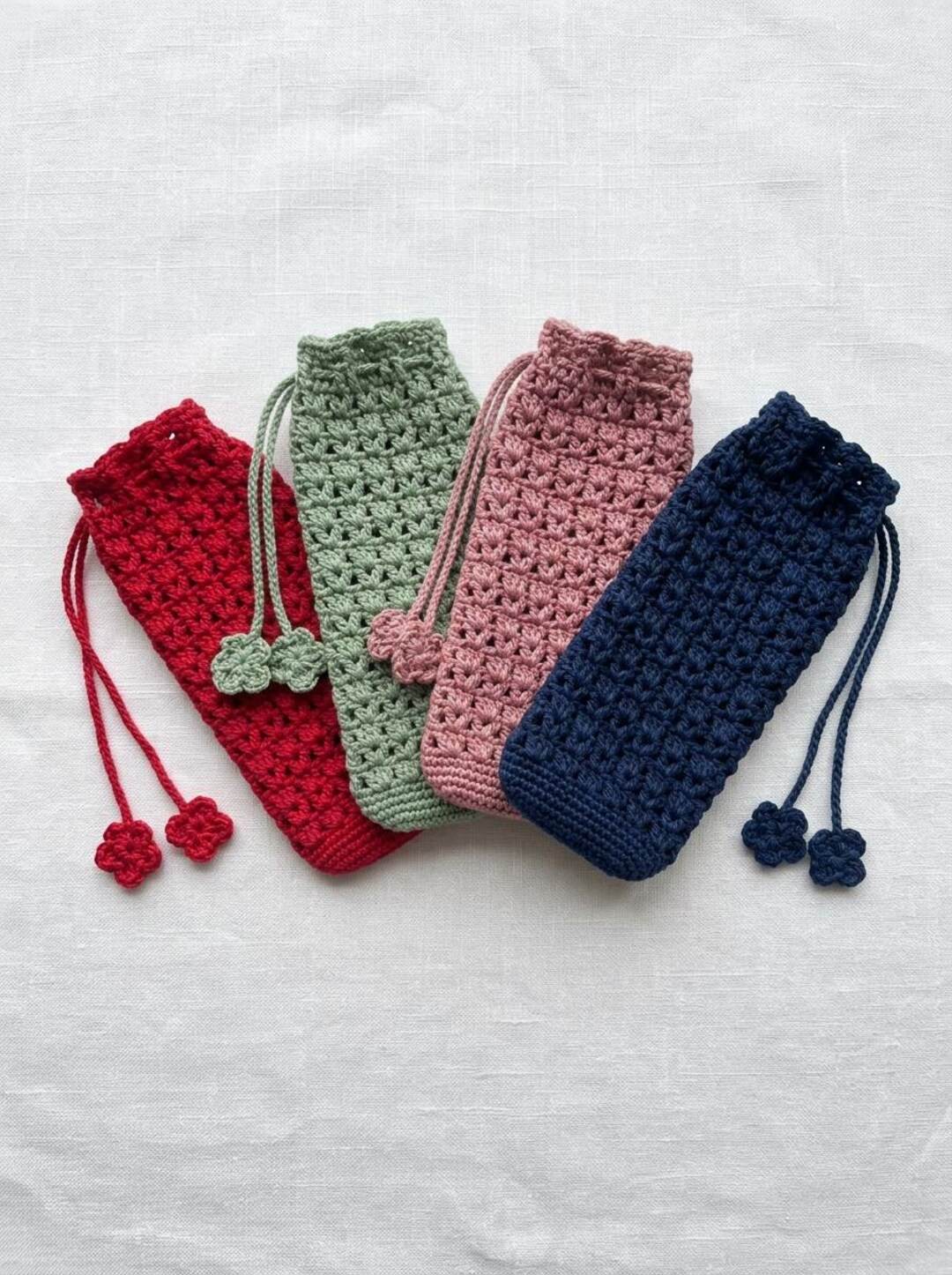 Crochet Shell Stitch Glasses Case Pattern PDF | Eyeglass Pouch ...