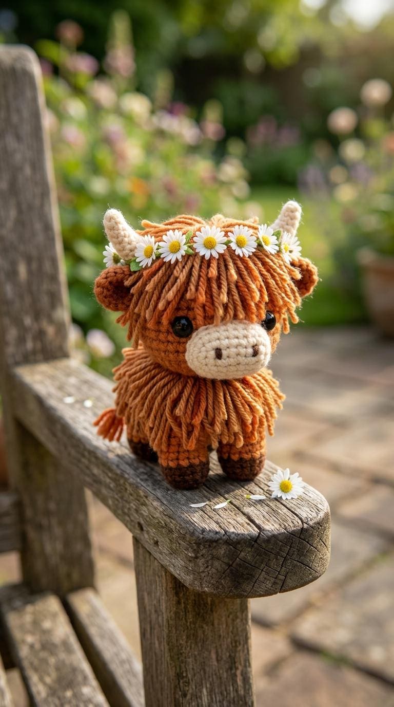 30 Adorable Cow Plush Crochet Patterns for Farmhouse Decor, Gifts, and Cozy Displays 2 Highland Cow Crochet Pattern PDF